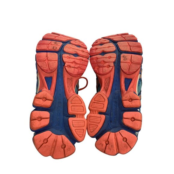 Asics T3C5N Gel-Cumulus 15 Womens Size 9 Blue Orange Mesh Running sneaker Shoes - Picture 7 of 8